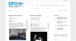 Desktop Screenshot of dfg-sh.de